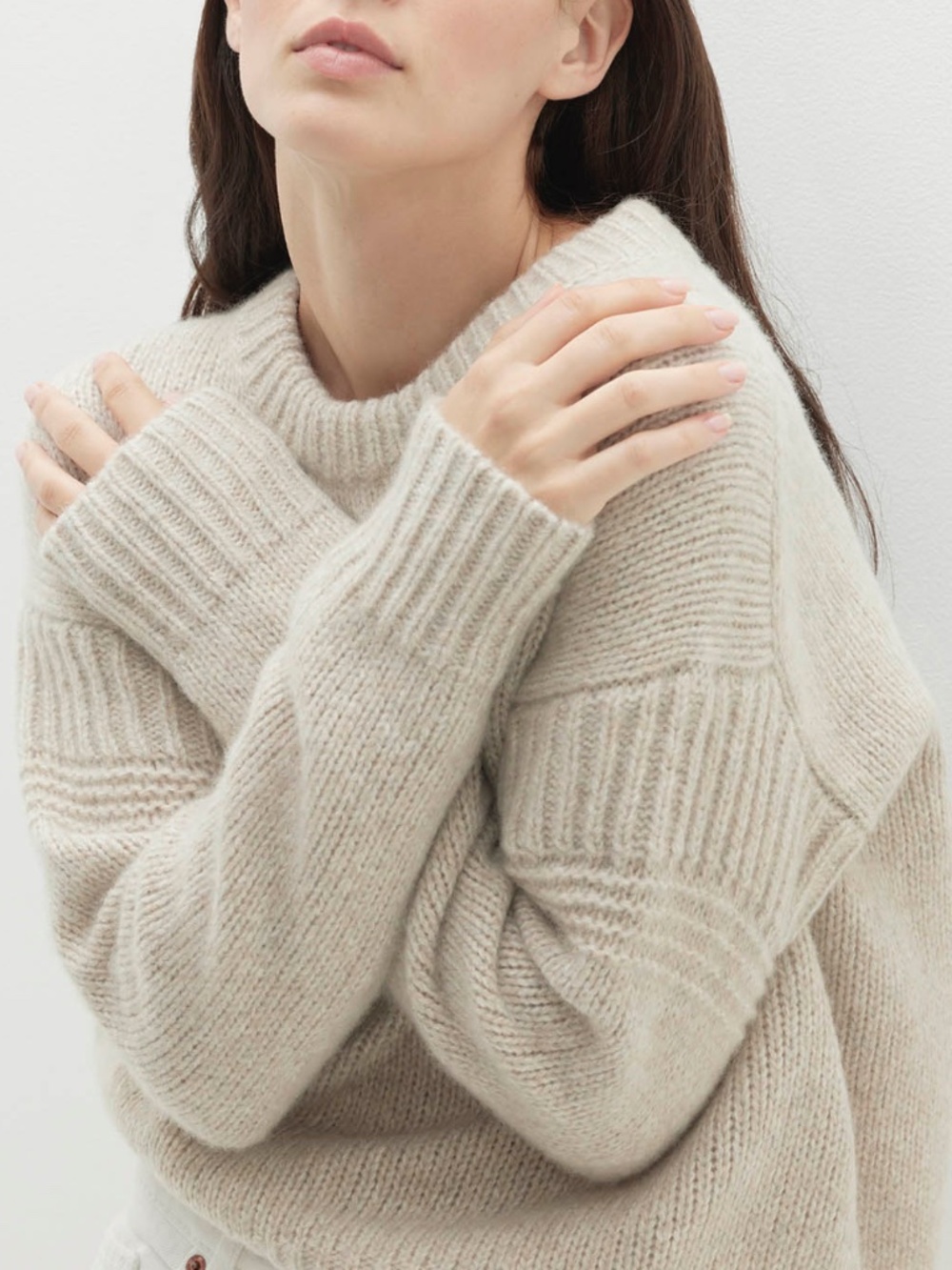 NAKED CASHMERE GISELLE PULLOVER IN ARCTIC GREY - Picture 1 of 10